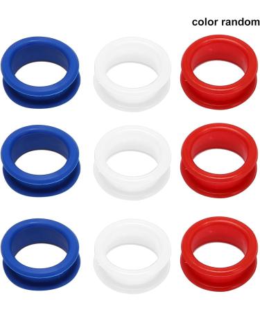 50 Pieces of Silicone Finger Rings for Any Scissors Insert Hair Cutting Styling Tools Accessories Mixing Colors - Buy Online on GoSupps.com