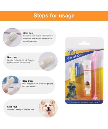 Premium Dental Care for Dogs - Toothbrush Toothpaste & Tartar Remover Kit - Buy Online on GoSupps.com