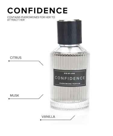 Eye Of Love Confidence Pheromone Cologne for Men - Boost Charisma & Charm - 50ml Deluxe Parfum - Infused with Male Pheromones - Magnetic Allure for Professional & Social Success Confidence 1.67 Fl Oz (Pack of 1) - Buy Online on GoSupps.com