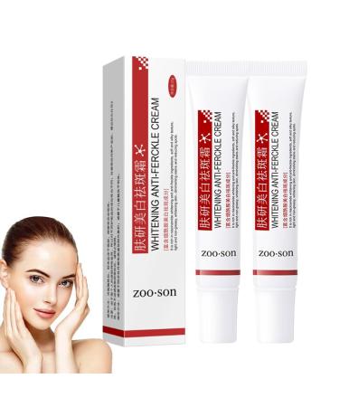 2PCS Fuyan Whitening and Anti-Freckle Cream Cr me blanchissante et anti-taches de rousseur Fuyan Cr me anti-rides hydrate et claire la peau cr me antipigmentation pour le visage