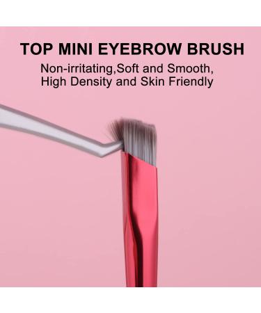 2Pcs Multi-Function Eyebrow Brush Set for Smoky Makeup and Hairline Drawing - Easy to Clean Red Brushes - Buy Online on GoSupps.com