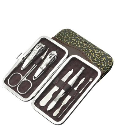7-piece Nail Clipper Beauty Set Nail Clipper Complete Set Nail Clipper Manicure Tool Set Manicure trimming tools nail clipper (Size : Set 3)