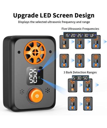 Antibell Devices for Dogs - Waterproof Ultrasound Anti-Bell Control 50ft Range | Safe & Effective Dog Training Tool - Buy Online on GoSupps.com