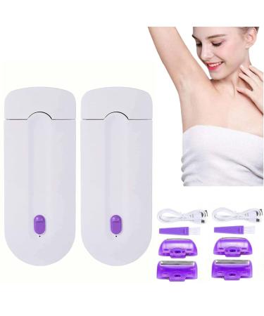 Bald Baddie Hair Eraser - Smart shavy Unisex Hair Eraser Silky Smooth Hair Eraser Sunday Skn Silky Smooth Hair Remover Applicable to Any Part of The Body (2pcs)
