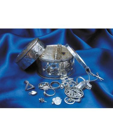 HG Silver Cleaning Cloth - Impregnated Silver Cleaner for Silver & Silver-Plated Objects | Gloss Effect | 30x30 cm - International Shipping Available - Buy Online on GoSupps.com