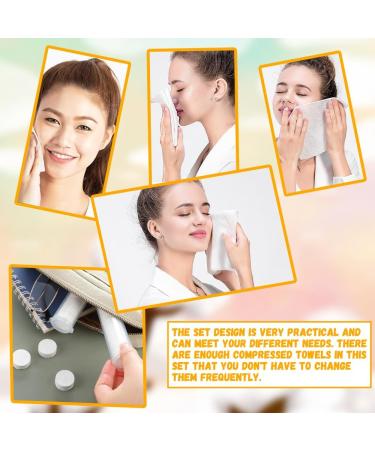 120 Compressed Towel Tablets - Mini Disposable Towels for Travel Sports & More | DtyGuixe - Buy Online on GoSupps.com