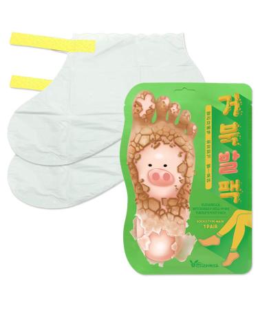 Elizavecca Witch Piggy Hell-Pore Turtle Foot Pack - Exfoliating & Moisturizing (1 Pair, 1.41 oz) - Buy Online on GoSupps.com