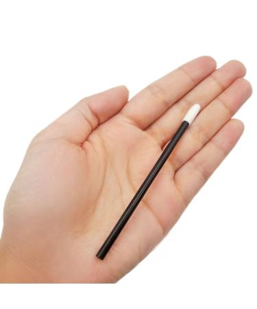 200 Disposable Lip Brushes - Lipstick & Lip Gloss Applicator Tool Kit in Black - Buy Online on GoSupps.com