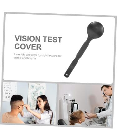 SOESFOUFU 3pcs Vision Test Baffle Handheld Eye Occluder Eye Exam Tools Eye Patch for Glasses Eye Cover Plastic Black 24.00X6.00X0.50CM - Buy Online on GoSupps.com
