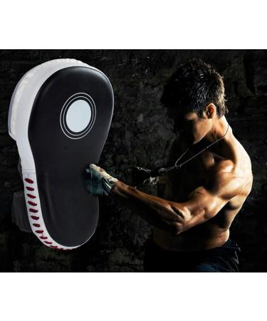 Aoneky PU Leather Curved Punching Mitts for Boxing MMA Karate - 1 Pair - Buy Online on GoSupps.com