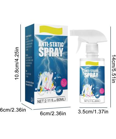60ML Fabric Softener Spray Anti-Static Spray for Clothes Clothing Odor Eliminator Spray Anti Frizz Hair Spray 1 Piece Moisturizing Factor Odor Littryee - Buy Online on GoSupps.com