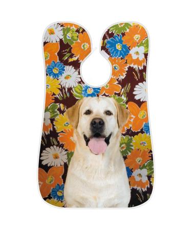 Dog Flower Beard Bib Apron for Men - Non-Stick Waterproof Grooming Cape with Suction Cups | Perfect Gift for Shaving & Trimming - Buy Online on GoSupps.com
