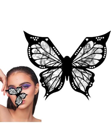 behound Butterfly Eyeliner Stencil Butterfly Makeup Stencil Butterfly Eyeliner Stamp Butterfly Eye Makeup Stencil Eyeliner Stencils for Eyes 1 Pcs