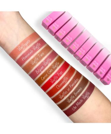 Beauty Bakerie Matte Lipstick - Long Lasting 24HR Wear Highly Pigmented & Moisturizing Smudge-Proof Belgian Waffle 3.5g - Buy Online on GoSupps.com