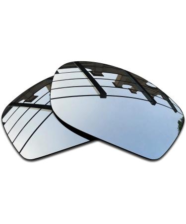 SEEABLE Polarized Mirror Replacement Lenses & Nose Piece for Oakley Fives Squared - Black Chrome Mirror + Silver Mirror - Buy Online on GoSupps.com