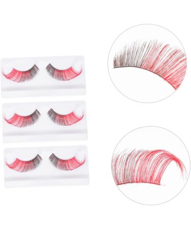ABOOFAN 15 Pairs Halloween False Eyelashes Eye Lashes Extension for Halloween Red Fake Lashes for Costume Party Halloween Makeup Eyelashes Dramatic Eyelashes Imported Fiber Prom Extend 5d - Buy Online on GoSupps.com