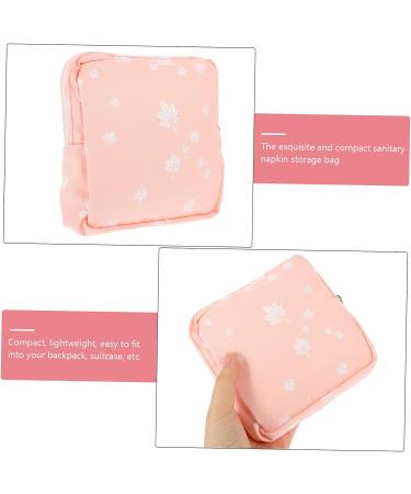 Lurrose 2pcs Girly Cotton Coin Purse Set | Portable Tampon Holder | Menstrual Pad Storage Bag - Buy Online on GoSupps.com