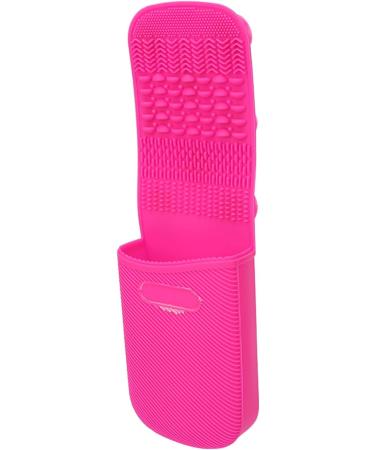 Silicone Makeup Brush Cleaning Mat Multifunctional Easy Clean Suction Cup Tools Storage Cosmetic Brush Cleaning Mat for Grease Removal - Buy Online on GoSupps.com