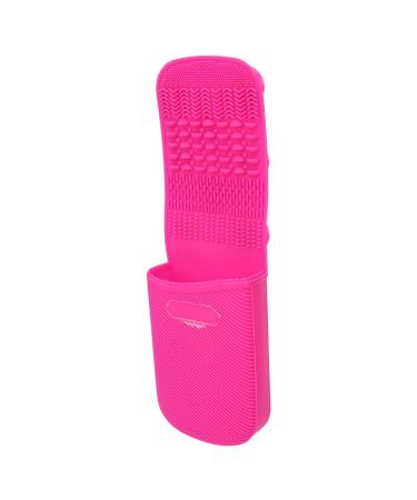 Cosmetic Brush Cleaning Mat Suction Cup Multitextures Easy Clean Silicone Makeup Brush Cleaning Mat for Debris Removal