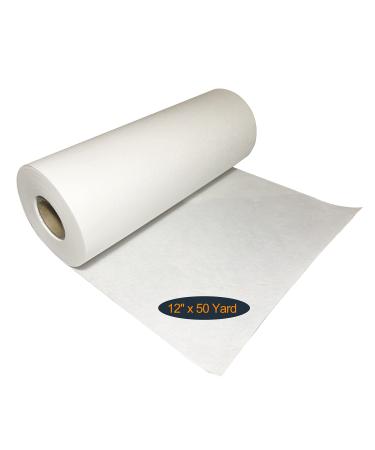 HimaPro Tear Away Embroidery Stabilizer Backing 1.8 Ounce Medium Weight - Made from Eco-Friendly and Skin-Friendly Materials(12" x 50 Yard Roll)