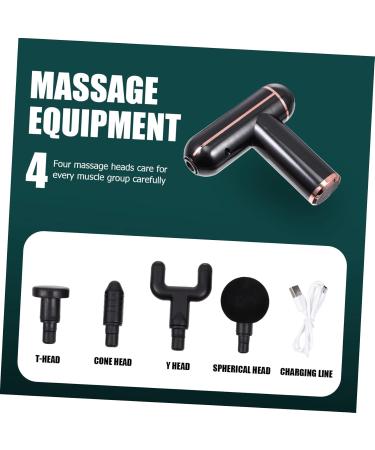 Partykindom Portable Fascia Gun - USB Metal Handheld Massage Device | International Shipping - Buy Online on GoSupps.com