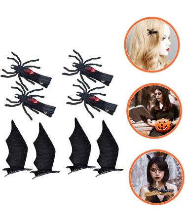minkissy 4 Pairs Halloween Hair Clips Gothic Hair Clip Halloween Hairpins Prom Hair Halloween Cosplay Hairpins Goth Hair Clips Hair Clips for Women Accessories Devil Non-woven Fabric Child - Buy Online on GoSupps.com