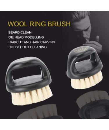 Beard Brush for Men Soft Portable Beard Shaving Brush Neck Face Hair Dust Remover Cleaning Brush Home Barber Salon Shaven Tool(Black) - Buy Online on GoSupps.com