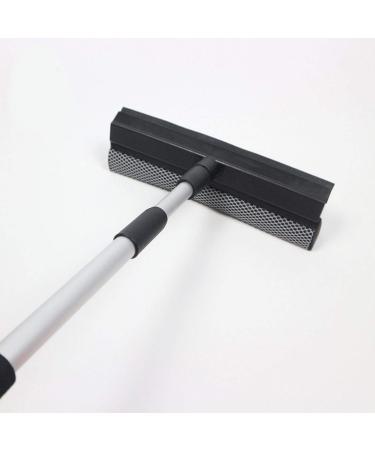 Window Squeegee Extendable Mirror Squeegee Glass Cleaning Wiper Shower Squeegee Glass Wiper Telescopic Glass Cleaner 2-in-1 Squeegee and Sponge Scrubber for Bathroom Shower Doors Mirrors - Buy Online on GoSupps.com