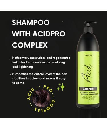Joanna Professional Acidpro Zure Complex Shampoo 1000 ml - Buy Online on GoSupps.com