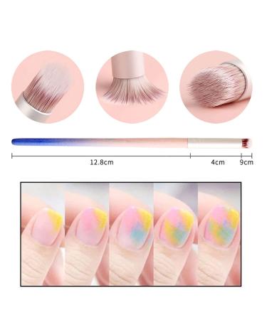 KAAGEE 6pcs Ombre Nail Brush Set | Gradient Design for Gel & Acrylic Nails - Buy Online on GoSupps.com