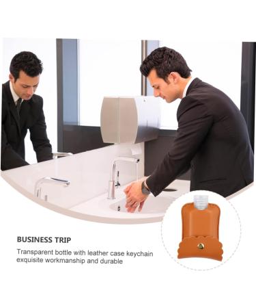 MAGICLULU 4 Hand Wash Bottle with Keychain Portable Bottle Cover Hand Bottle Cover Protective Cover Portable Keychain Carriers Keychain Carriers for Lotion Protective Bottle Cover - Buy Online on GoSupps.com