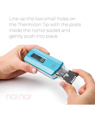 no!no! Thermicon Narrow Tip Refill Pack - Women's Hair Removal Replacement Heads for Smooth, Hairless Face, Underarm & Bikini - Buy Online on GoSupps.com