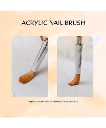 Buy #18 Sable Kolinsky Acrylic Nail Brush - Zobelhaar Nail Art Tool for Gel & Acrylic Nails - Best Manicure Brushes for Professional Use - Buy Online on GoSupps.com