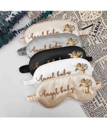 Personalized Sleeping Eye Mask with Custom Photo, Text, Logo, and Name - Ideal for Wedding Favors, Bachelorette Parties, and Bridesmaid Gifts - Satin Black - 1 Count - Buy Online on GoSupps.com