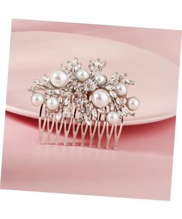 SKISUNO Bridal Comb Wedding Hair Comb Bride Hair Comb Bridal Rhinestone Hair Comb Bridal Hair Comb Wedding Hair Accessory Bridesmaid Hair Comb Pearls Hair Comb - Buy Online on GoSupps.com