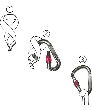 ALPIDEX Daisy Chain 100 cm - Durable PE Sling for Safe Climbing & Outdoor Adventures | International Shipping Available - Buy Online on GoSupps.com