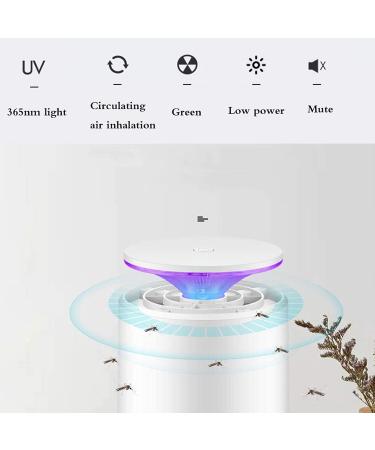 Household Mosquito Zapper Electronic Bug Zapper Trap Mosquito Tornado Trap Non-Toxic Bedroom for Babies and Pregnant Women USB Power White - Buy Online on GoSupps.com