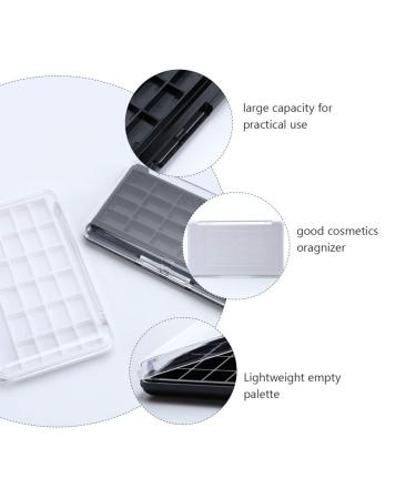 Fomiyes 2-Pack 24-Grid Empty Cosmetic Palette - Versatile Plastic Eyeshadow Pallet for DIY Make-Up & Craft Projects - Buy Online on GoSupps.com
