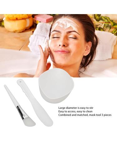 Face Mask Mixing Bowl Set DIY Clay Mask Mixing Kit with Silicone Mask Bowl Mask Brush and Spatula for Home Salon - Buy Online on GoSupps.com