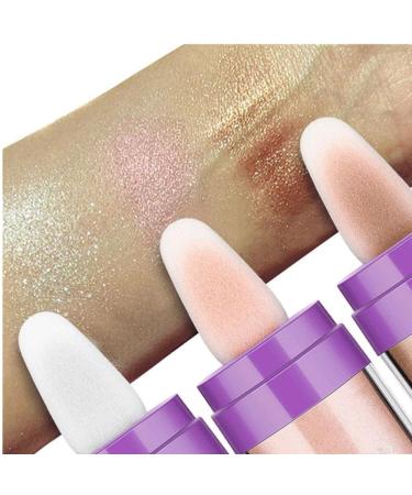 3 Colors Fairy Dust Highlighter Powder Set with Makeup Sponge - Ideal for Face, Body, and Hair Makeup - Buy Online on GoSupps.com