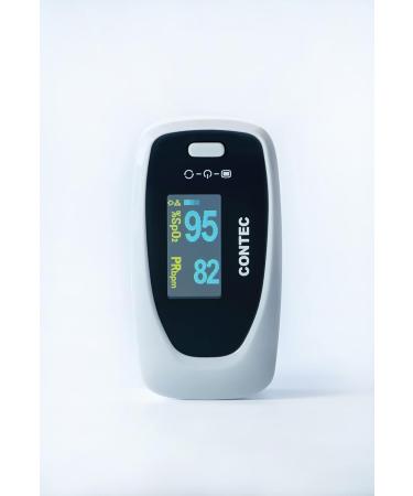 Contec Fingertip Pulse Oximeter with Pouch - Blood Oxygen Monitor - Buy Online on GoSupps.com