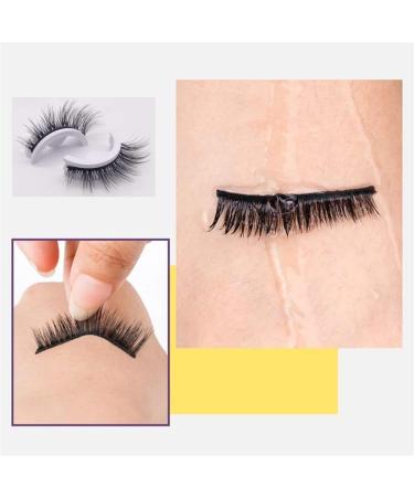 2 Pairs Keones Reusable Self Adhesive Eyelashes Vintara Reusable Eyelashes Waterproof False Eyelashes Natural Look for Women Girls (Thick) - Buy Online on GoSupps.com