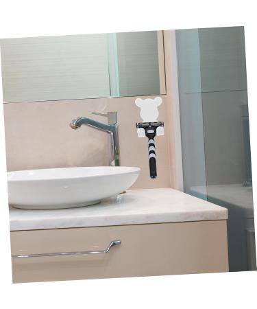Osaladi 2-Pack Sticky Hook Razor & Brush Stand | Wall Holder for Shaving Tools | Shower Razor Holder - Durable & Convenient - Buy Online on GoSupps.com