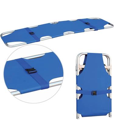 Foldable Stretcher Foldaway Portable Stretcher with Two Steel Bars Flat Capacity Lightweight Heavy Duty Travel Size Patient Transport - Buy Online on GoSupps.com
