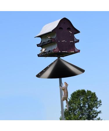 Wensdr 2 Packs Extra Large Squirrel Baffle for Bird Feeder Pole 18 Inches Outside Squirrel Guard Pole Mount Stopper Squirrel Snake Stopper - Buy Online on GoSupps.com