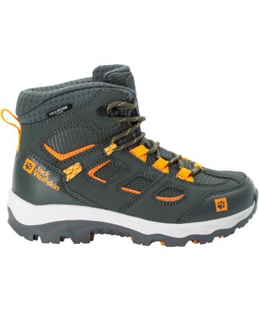 Jack Wolfskin Unisex Kids 4042181 Hiking Boots - Size 28 EU - Slate Green | International Shipping Available - Buy Online on GoSupps.com
