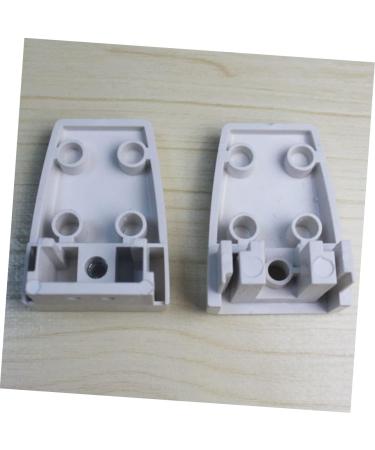 NUOBESTY 2pcs Screen Clips with Screws Desk Partition Clamp Glass Partition Clamp Cut Off Simple Glass Clip White medium - Buy Online on GoSupps.com