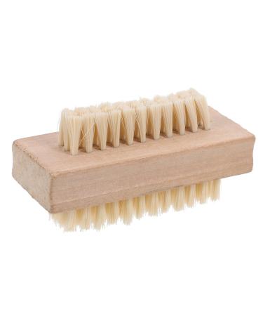 Mikinona Wooden Nail Brush Cleaning Brush Pedicure Tools Lady Tools Cleaning Tool One Hand Scrubbing Brush Scrubbing Pedicure Cleaning Scrubber Hand Foot Brush Miss Wood Tools Wooden Nail