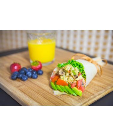 NUCO All Natural Coconut Wraps - Original Flavor - 20 Total Wraps (2 Pack) for Healthy Meals - Buy Online on GoSupps.com