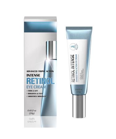 Retinol Firming Eye Serum Hydrating Eye Cream for Instantly Minimizes Puffiness Anti-Aging Treatment with Retinol & Peptides Fast-Absorbing for Women & Men